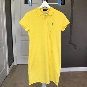 Polo Ralph Lauren Yellow Polo Mesh Dress